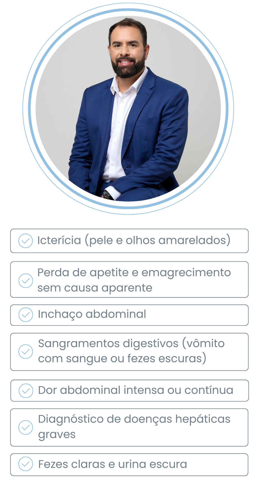 Sintomas para procurar um hepatologista em mobile