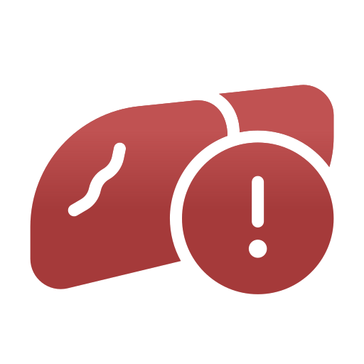 Ícone de doenças hepáticas